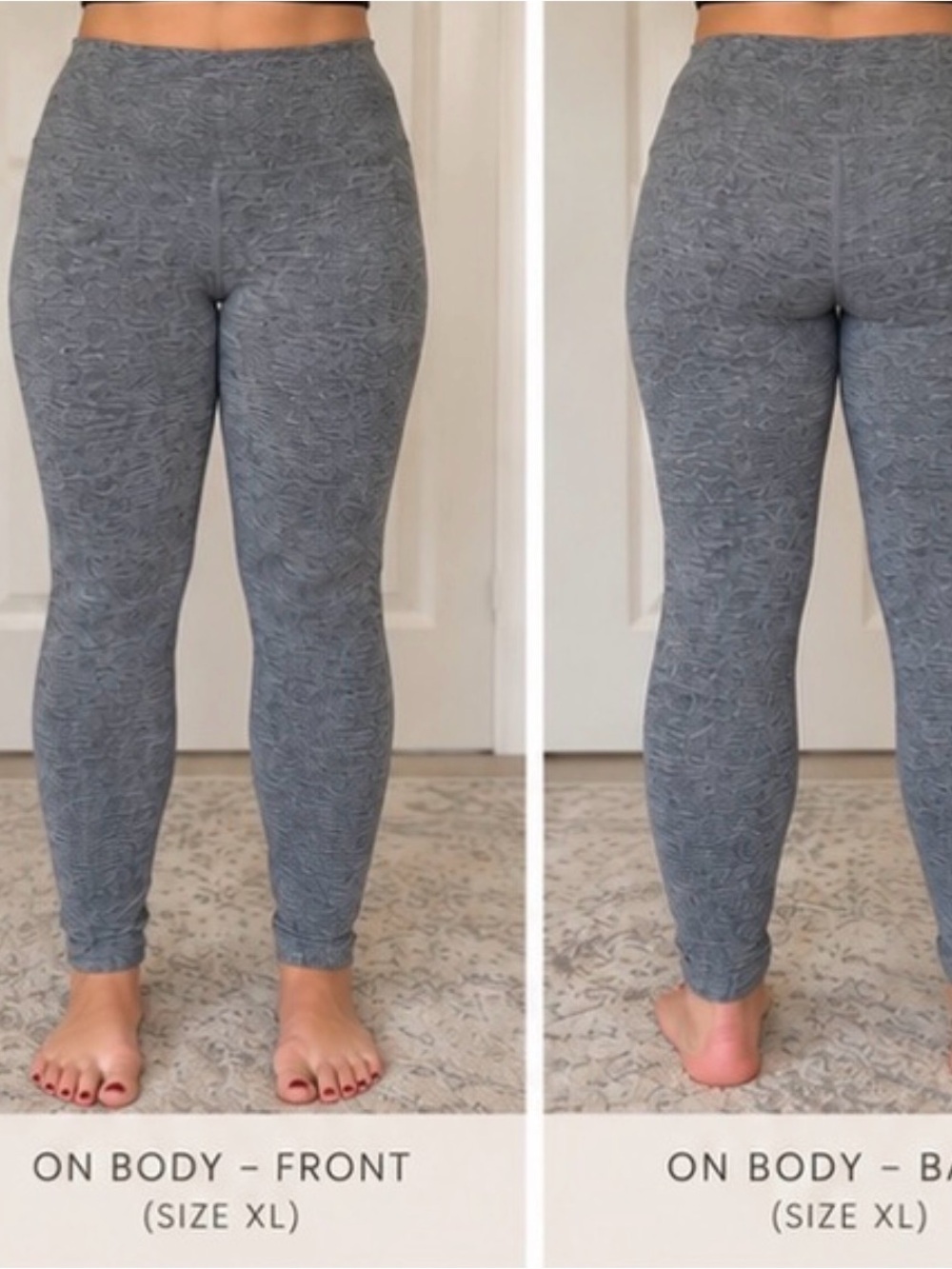 Old Navy Active XL High Waisted Go-Dry Gray Leggings